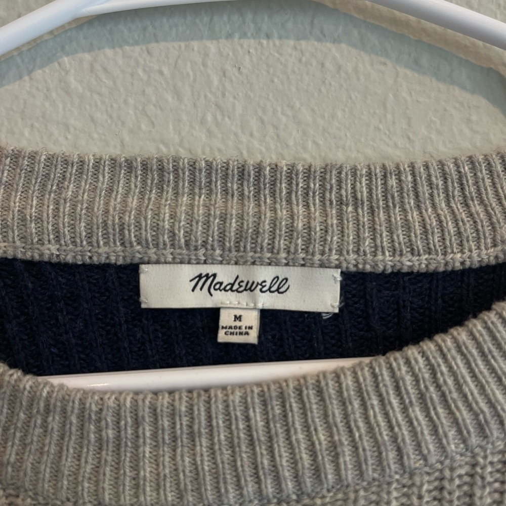 Madewell Patch Pocket Colorblock Pullover Sweater - image 6